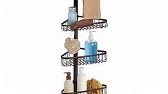 iDesign, Tension Shower Caddy, Bronze, York Collection