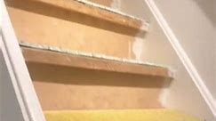 Carpet stairs installation