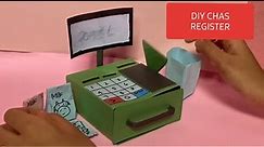 DIY cash register toy / cara membuat mainan mesin kasir dari kertas