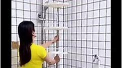 Home Adjustable Bathroom Corner Rack Pole Shower Organizer ❗️❗️❗️ #fyp #fypシ゚ #fbreelsvideo #reelsfbシ #reelsvideos #LazadaFinds #LazadaBudol #shopeefinds #ShopeeBudol #budolfinds #HomeBuddiesBudol #HomeBudolFinds | Mami Icel