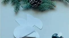 Very Easy Christmas paper Ornaments. #diy #christmas #ideas #easy