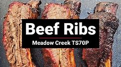 Beef Ribs on Meadow Creek TS70P Reverse Flow Smoker