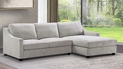 Abbyson Garcelle 2 Piece Stain Resistant Fabric Sectional - Bed Bath & Beyond - 36483547
