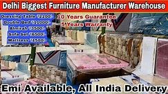 Double Bed ₹11000 Sofa ₹6500 Almirah ₹3500 I Furniture Factory Outlet I EMI and Home Delivery