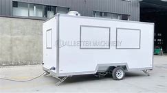 DOT Certified Hot Selling BBQ Pizza Concession Ice Cream Trailer Mobile Kitchen Hot Dog Cart Food Truck For Sale USA