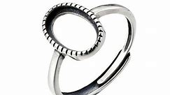 Baohd Silver Ring Base Finding DIY Making Jewelry Handicraft Replacement Accessory for Homemade Professional - Walmart.ca