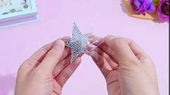 32 Pieces 5 Sizes Iron On Star Patches Adhesive Star Patches Star Shape Appliques Patch DIY for Clothing Jeans Repair Decoration (Rhinestone,White AB)