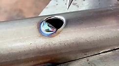 TIG Weld fill holes Stainless Pipe | Bengkel LAS Cakrawala