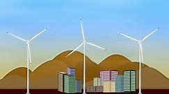 Work Large Wind Turbines Wind Generator Stock Footage Video (100% Royalty-free) 1100212359 | Shutterstock