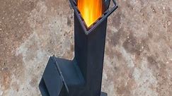 Homemade wood burning Rocket stove