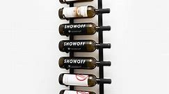 W Series Wine Rack 3 (wall mounted metal bottle storage) - VintageView