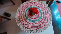 #Wowowow💯💯💯💯 How simply beginners can make a big round crochet pattern in 30 inch . Watch subscribe