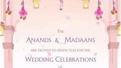 Wedding E-invite template 💕 #wedding #invitationvideo #savethedateinvitation #weddinginvitation