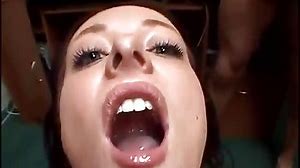 A lot of cumshots in the mouth