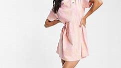 Puma marble print babydoll dress in pink - exclusive to ASOS | ASOS