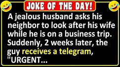 BEST JOKE OF THE DAY! 🤣 Man Asks Neighbor To Watch His Naughty Wife... | Funny Daily Jokes