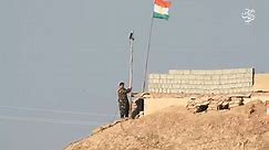 ISIS Sniper shoots a Kurdish Peshmerga soldier near Kirkuk, Iraq (2017)