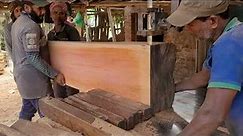 Expert Mahogany Wood Cutting Techniques #woodworking #mahogany #wood #furniture #design