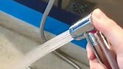 High Pressure Pushing Switch Brass Chrome Hand Shower Sprayer Shattaf