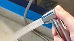 High Pressure Pushing Switch Brass Chrome Hand Shower Sprayer Shattaf