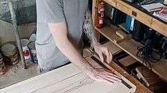 Scrap Wood Folding Desk Build 👉🏻 Adding Flatbar Reinforcements To Desktop