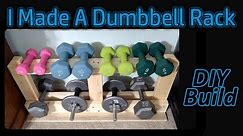 DIY Build: Dumbbell Rack (2x4s, Plywood)