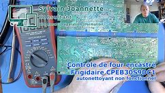 Contrôle de four encastré Frigidaire - Autonettoyant non fonctionnel | Sylvain Joannette Consultant