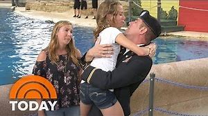 Army Dad And Daughter Reunite In Surprise At The Zoo | TODAY