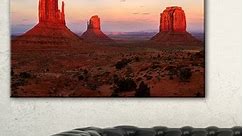 Sunset in Monument Valley - Landscape Art Print Canvas - Multi-color - Bed Bath & Beyond - 12209480