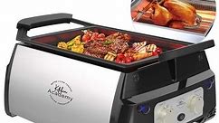 Indoor Smokeless Infrared Electric Grill with Removable Non-Stick Plate, Tabletop Kitchen BBQ Grill - Bed Bath & Beyond - 30395159