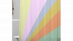 Deny Designs Pastel Rainbow Shower Curtain - Bed Bath & Beyond - 29812876