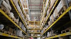 Large Logistics Warehouse Stock Footage Video (100% Royalty-free) 1007181574 | Shutterstock