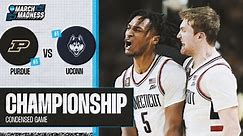 UConn vs. Purdue - 2024 National Championship highlights