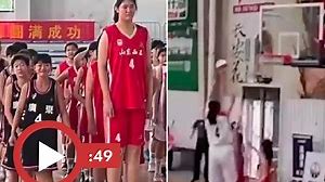 7-foot-4 Chinese teenager Zhang Ziyu is getting comparisons to Yao Ming