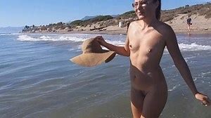 Another NUDIST BEACH Fun Day # Public PEE at the Beach among Nudists