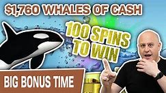 🐳 $1,760 Whales of Cash 💰 100 Spins to Win!
