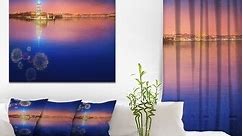 Designart "Maiden Tower or Kiz Kulesi Istanbul" Sea & Shore Cityscapes Photographic on wrapped Canvas - Blue - Bed Bath & Beyond - 21276220