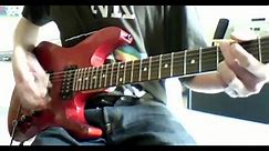 Pink Floyd On The Turning Away guitar solo cover YouTube