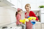 Cleaning with Mom