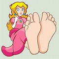 Princess Peach Foot