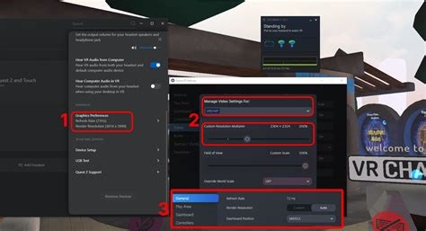 Graphic Settings on VRChat Oculus Quest 2